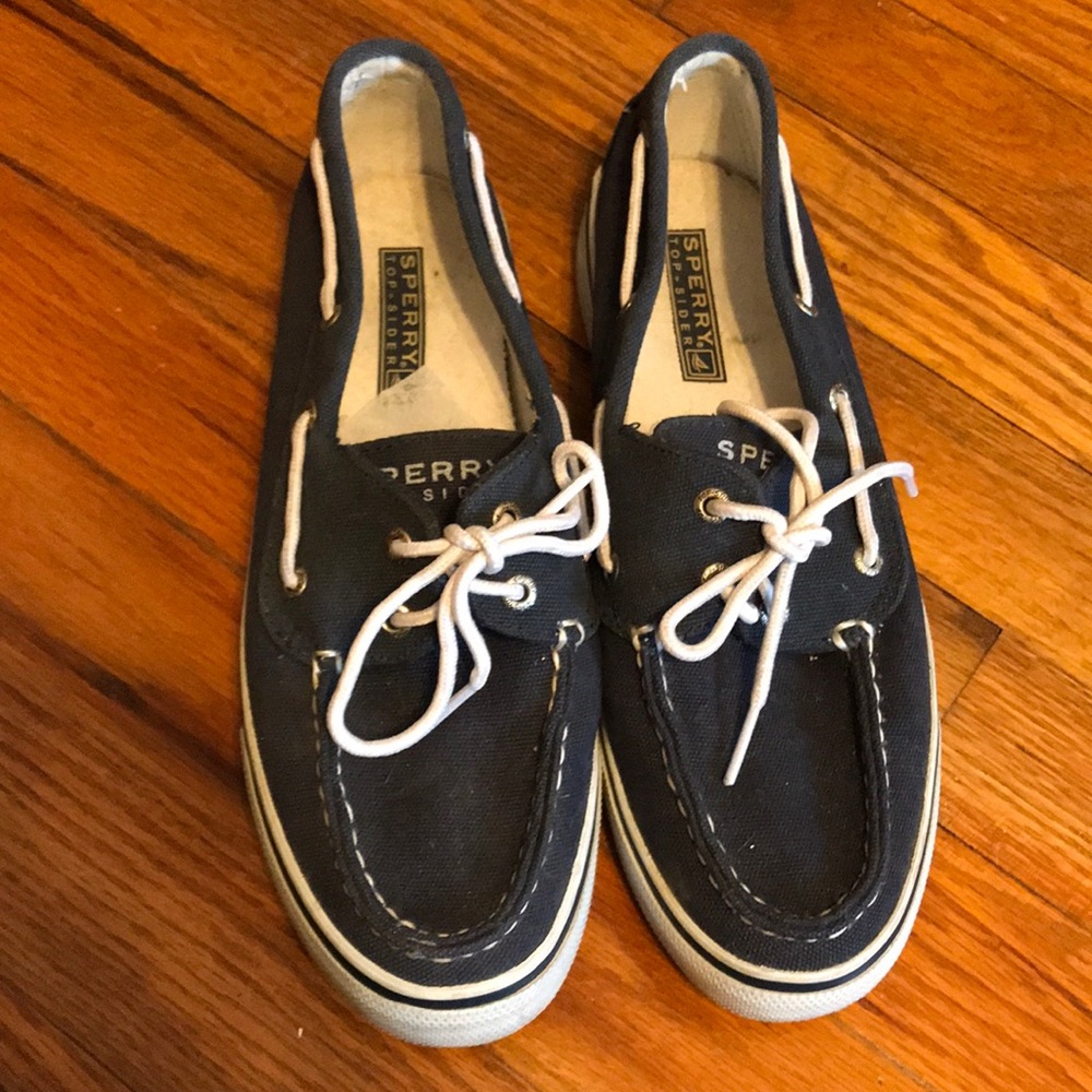 Sperry canvas top siders